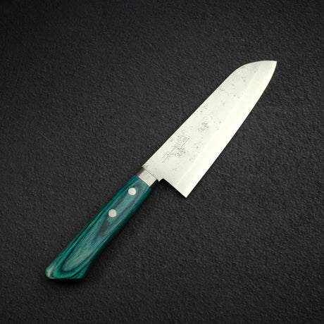 Masutani Sekka VG10 Nashiji Damascus Santoku 170mm Western Handle