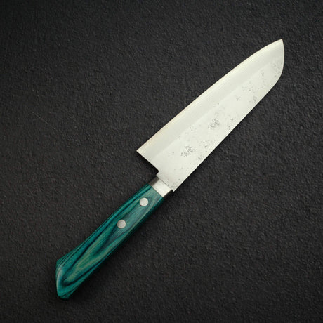 Masutani Sekka VG10 Nashiji Damascus Santoku 170mm Western Handle