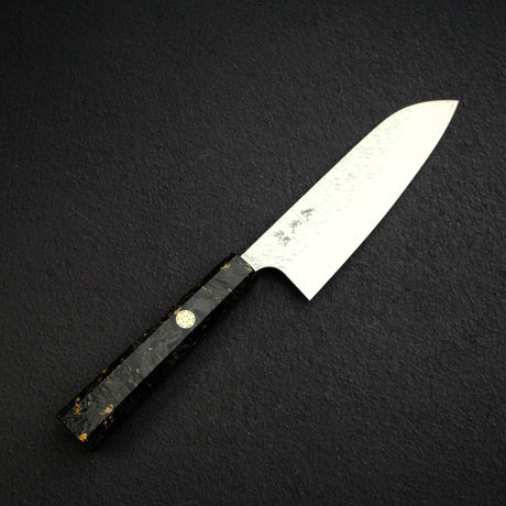 Yoshimi Kato Hyo SG2 Santoku 170mm,  Carbon Fibre Handle