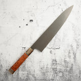 Exotic: Shoichi Hashimoto (橋本庄市) Zaregumo (ざれぐも・戯雲)  Blue / White Coreless Gyuto 270mm