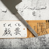 Exotic: Shoichi Hashimoto (橋本庄市) Zaregumo (ざれぐも・戯雲)  Blue / White Coreless Gyuto 270mm