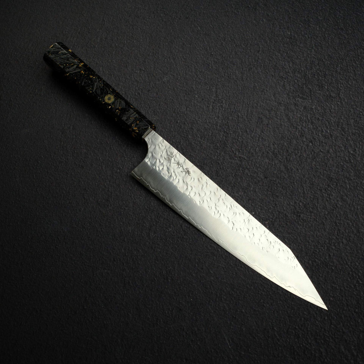 Yoshimi Kato Hyo SG2 K-tip Gyuto 210mm,  Carbon Fibre Handle
