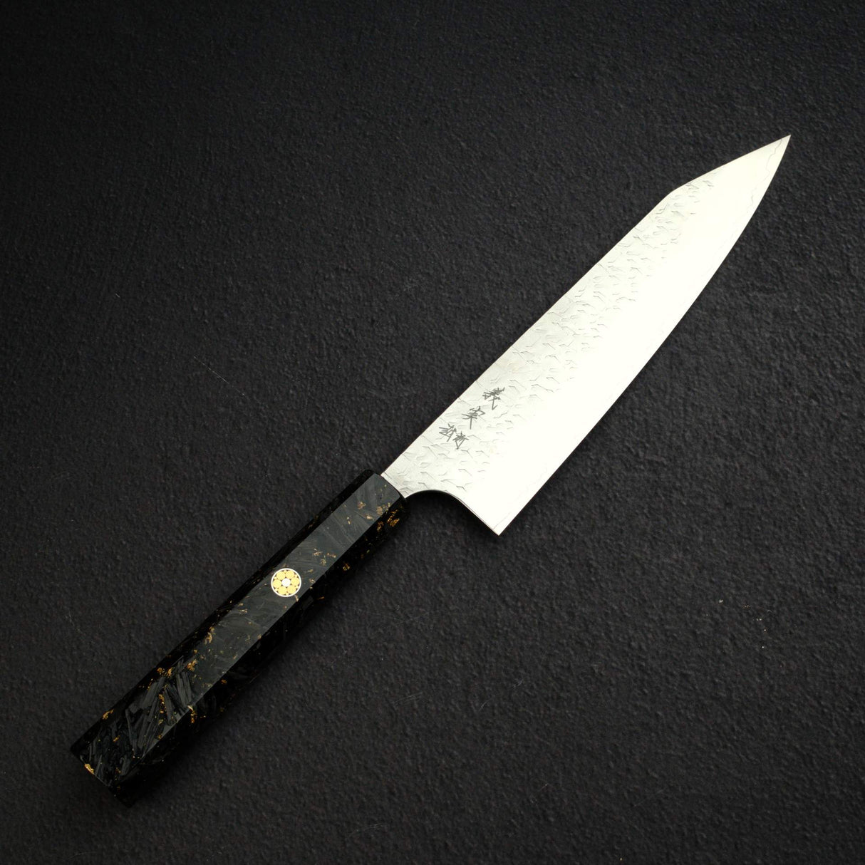 Yoshimi Kato Hyo SG2 K-tip Gyuto 210mm,  Carbon Fibre Handle