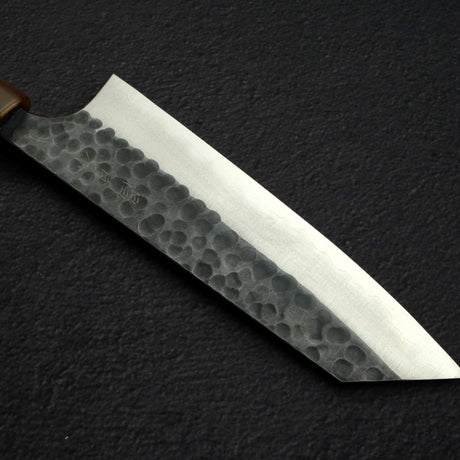 昌景 小石 青紙スーパー 黒打ち 槌目 文化 175mm