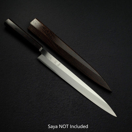 하츠코코로 x 묘진 시라사기 은삼강 야나기바(사시미칼) 300mm