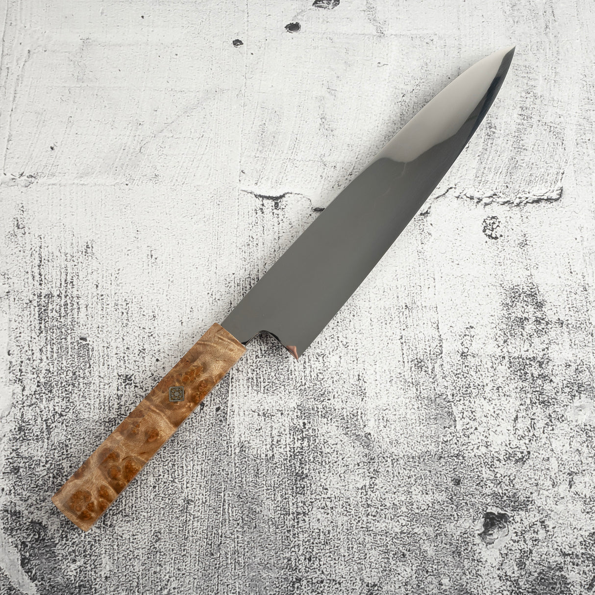 BFCM2025 Old Stock Yoshikazu Ikeda Honyaki White 3 Gyuto 240mm Camphor Set SP2