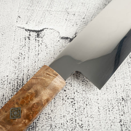 BFCM2025 老庫存 吉和池田 本燒 White 3 牛刀 240mm 樟木套裝 SP2