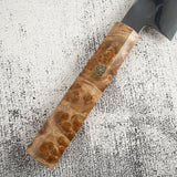 BFCM2025 Old Stock Yoshikazu Ikeda Honyaki White 3 Gyuto 240mm Camphor Set SP2