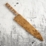 BFCM2025 Old Stock Yoshikazu Ikeda Honyaki White 3 Gyuto 240mm Camphor Set SP2