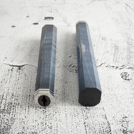 Stabilized Curly Maple Stainless Octagonal WA Handle