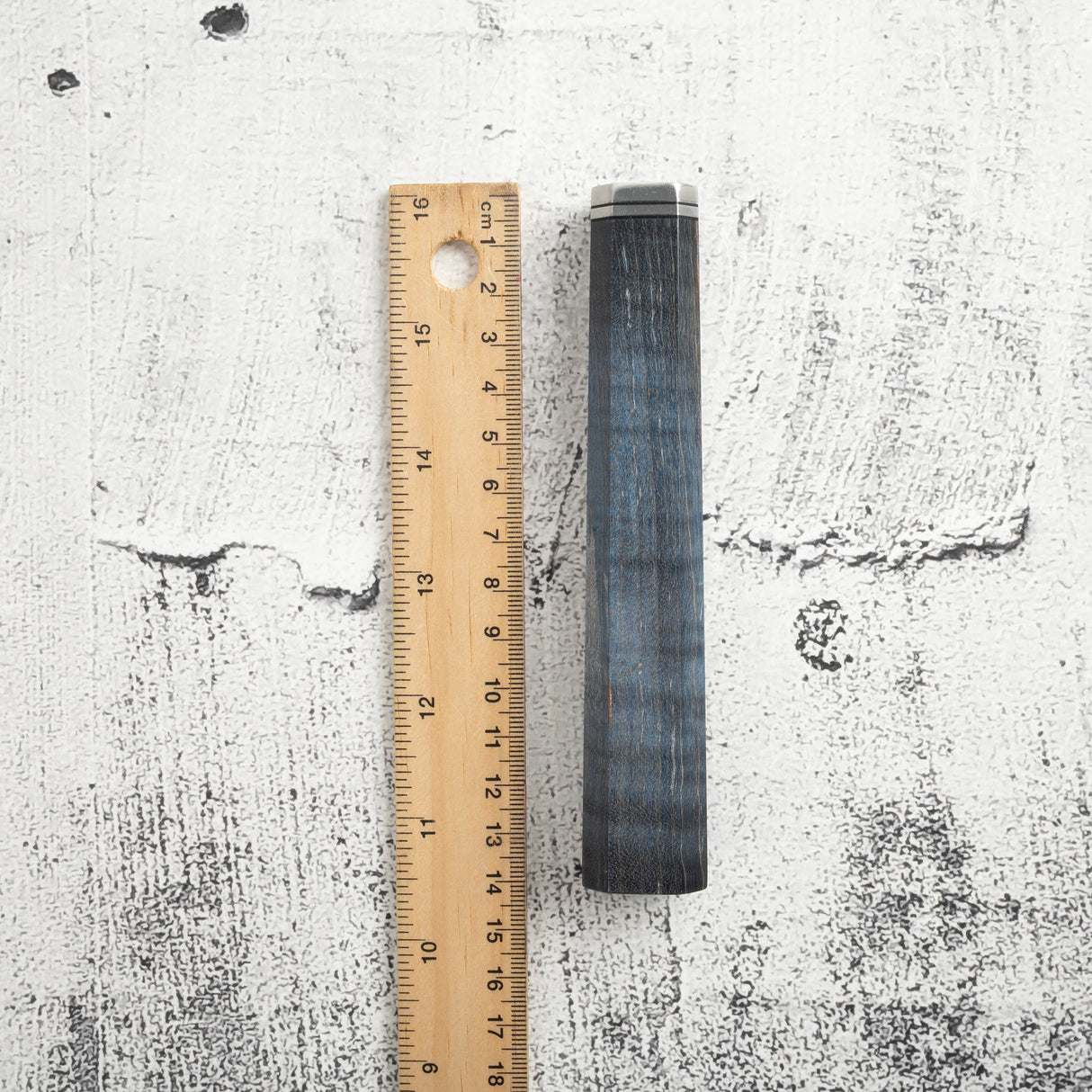 Stabilized Curly Maple Stainless Octagonal WA Handle