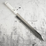 Exotic: Yoshikazu Ikeda Blue #1 Mizu-Honyaki K-tip Yanagiba 300mm / Moribashi Set