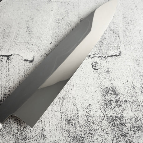 珍稀：老庫存 白木賢一 富士山刃紋 本燒 牛刀 270mm／盛箸套裝