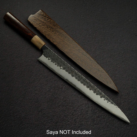 Masakage Koishi AS Sujihiki 270mm, K&S Hearted-shaped Ironwood Handle