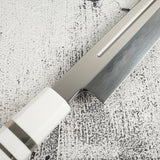 Exotic: Yoshikazu Ikeda Blue #1 Mizu-Honyaki Yanagiba 300mm / Moribashi Set #2