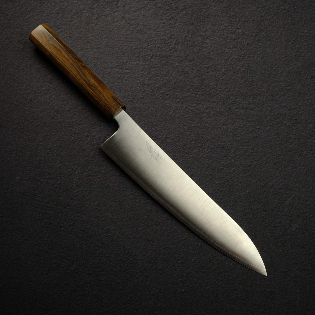 Tsunehisa Ginsan Migaki Gyuto 210mm, Black Chacate Handle