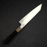 Sukenari ZDP-189 Hairline K-tip Gyuto 210mm, Ebony Handle with Blonde/Marble Ferrule