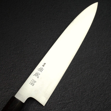 Sukenari ZDP-189 Hairline Gyuto 270mm,  Slim Ebony Mosaic