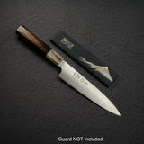 Sukenari YXR7 Petty 165mm, Ebony Handle with Blonde/Marble Ferrule