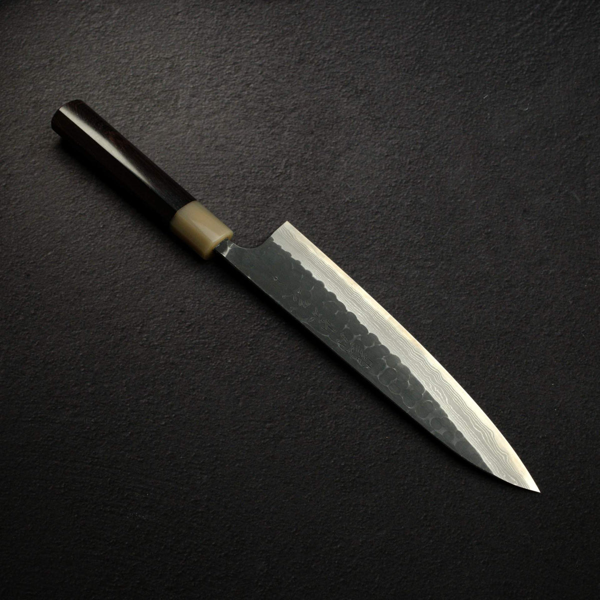 Nao Yamamoto Blue Super Kurouchi Damascus Gyuto 210mm