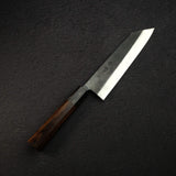 Naoto Blue 1 Damascus Kurouchi Bunka 180mm
