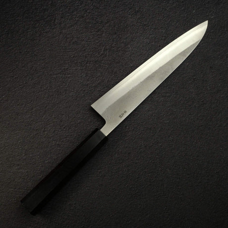 Hatsuokokoro x Yoshikane SKD Nashiji Gyuto 210mm Ebony Handle