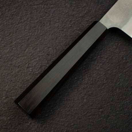 Hatsukokoro x Yoshikane SKD Nashiji K-tip Gyuto 210mm Ebony Handle