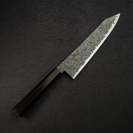 Hatsukokoro Ryuhyo SG2 Black Damascus K-tip Gyuto 210mm Ebony