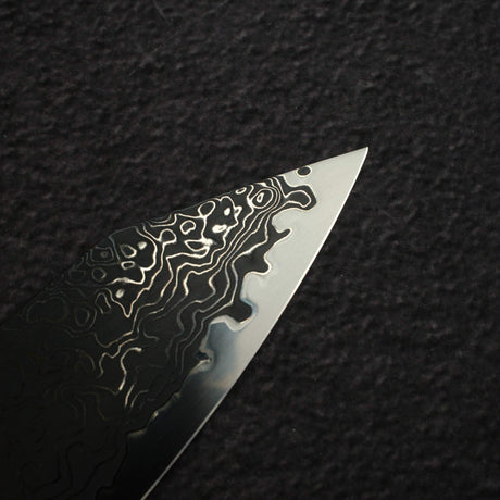 Hatsukokoro Ryuhyo SG2 Black Damascus K-tip Gyuto 210mm Ebony