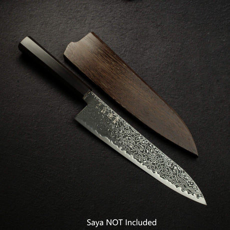 Hatsukokoro Ryuhyo SG2 Black Damascus Gyuto 210mm Ebony