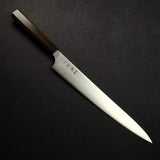 Hatsukokoro Hayabusa Aogami Super Sanmai Sujihiki 270mm Black Chacate