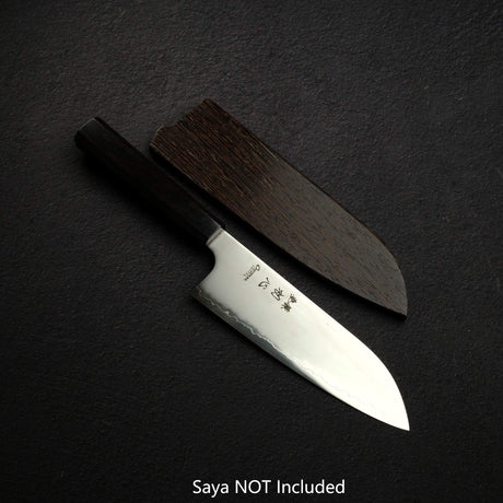Hatsukokoro Hayabusa Chromax Santoku 170mm, Ebony Handle