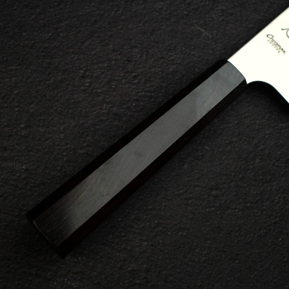 Hatsukokoro Hayabusa Chromax Santoku 170mm, Ebony Handle