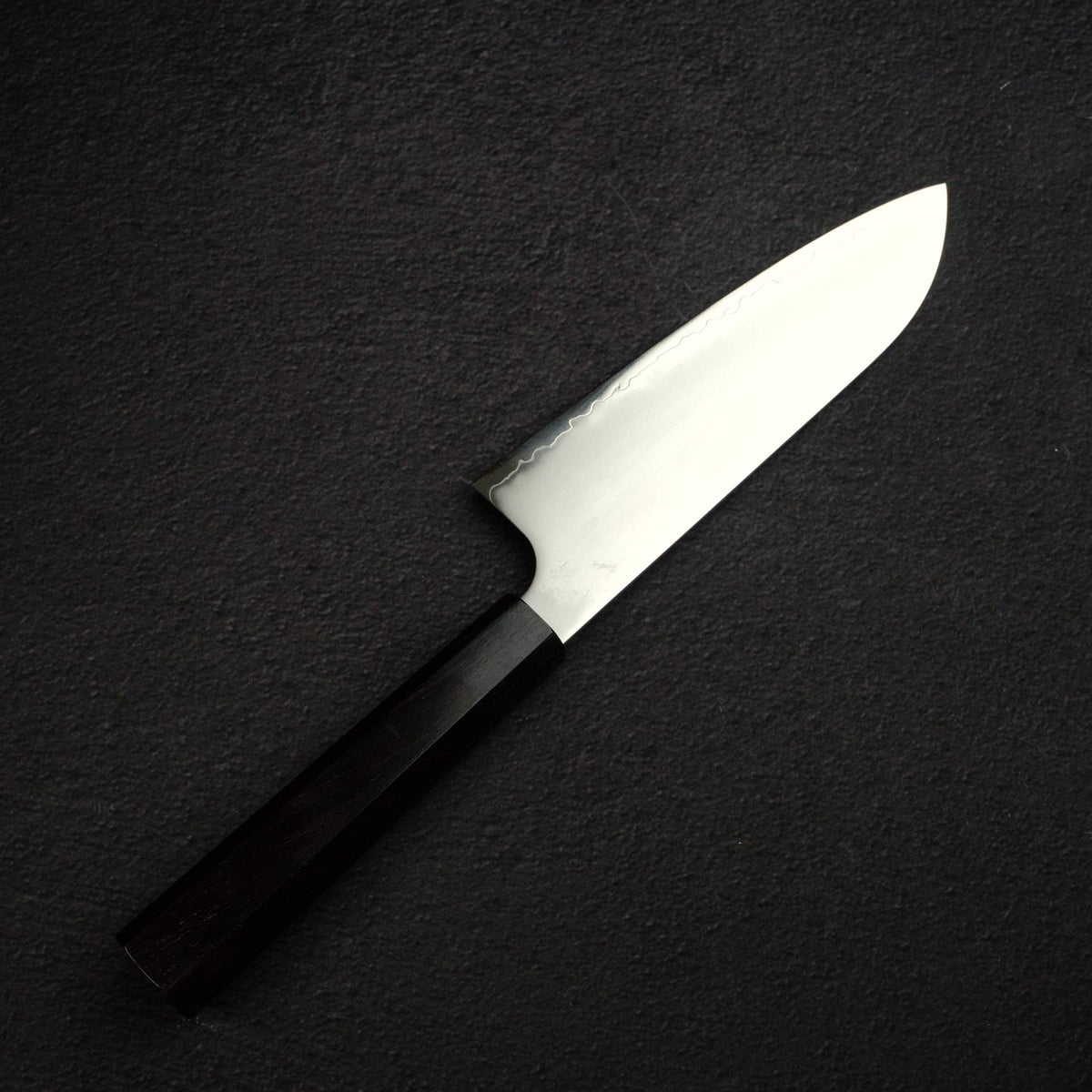 Hatsukokoro Hayabusa Chromax Santoku 170mm, Ebony Handle