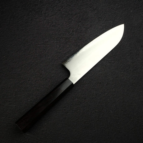 Hatsukokoro Hayabusa Chromax Santoku 170mm, Ebony Handle