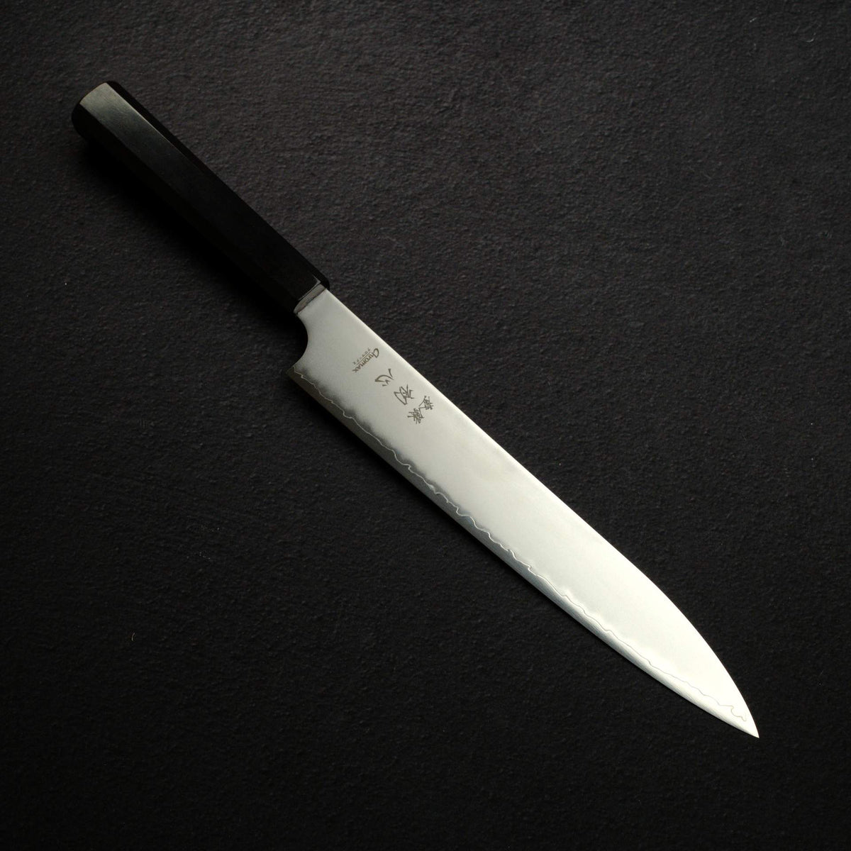 Hatsukokoro Hayabusa Chromax Sujihiki 240mm, Ebony Handle