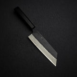 Nigara SG2 K-tip Nakiri 170mm with Kurouchi Tsuchime Finish Ebony