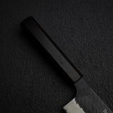 Nigara SG2 K-tip Nakiri 170mm with Kurouchi Tsuchime Finish Ebony