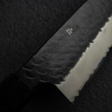 Nigara SG2 K-tip Nakiri 170mm with Kurouchi Tsuchime Finish Ebony