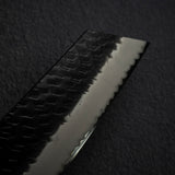 Nigara SG2 K-tip Nakiri 170mm with Kurouchi Tsuchime Finish Ebony