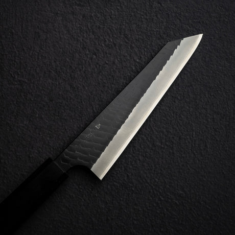 Nigara SG2 KU Double-bevel Honesuki 170mm (Boning Knife) Tsuchime Ebony