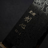 Hatsukokoro Ryuhyo SG2 Black Damascus K-tip Gyuto 240mm Birch