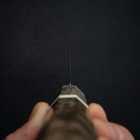 初心 流冰 SG2 黑大馬士革 K 型尖牛刀 240mm 樺木柄