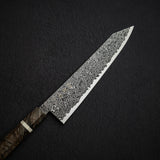 Hatsukokoro Ryuhyo SG2 Black Damascus K-tip Gyuto 240mm Birch