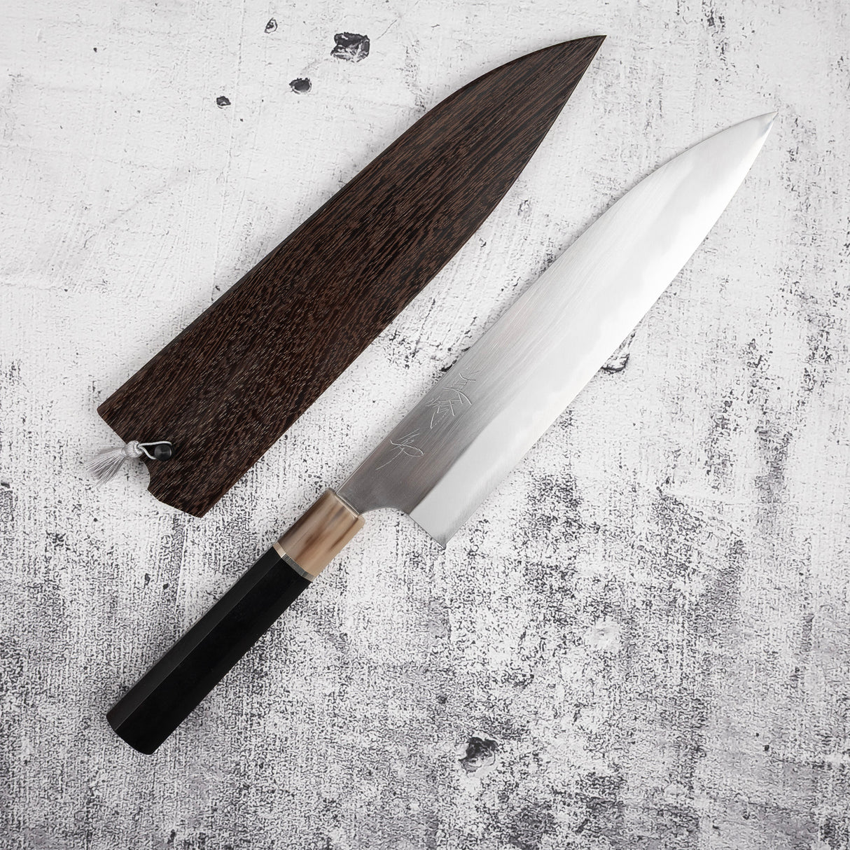 EOFY2025 SPECIAL: Mazaki White 2 Hon-Sanmai Gyuto 240mm with Saya