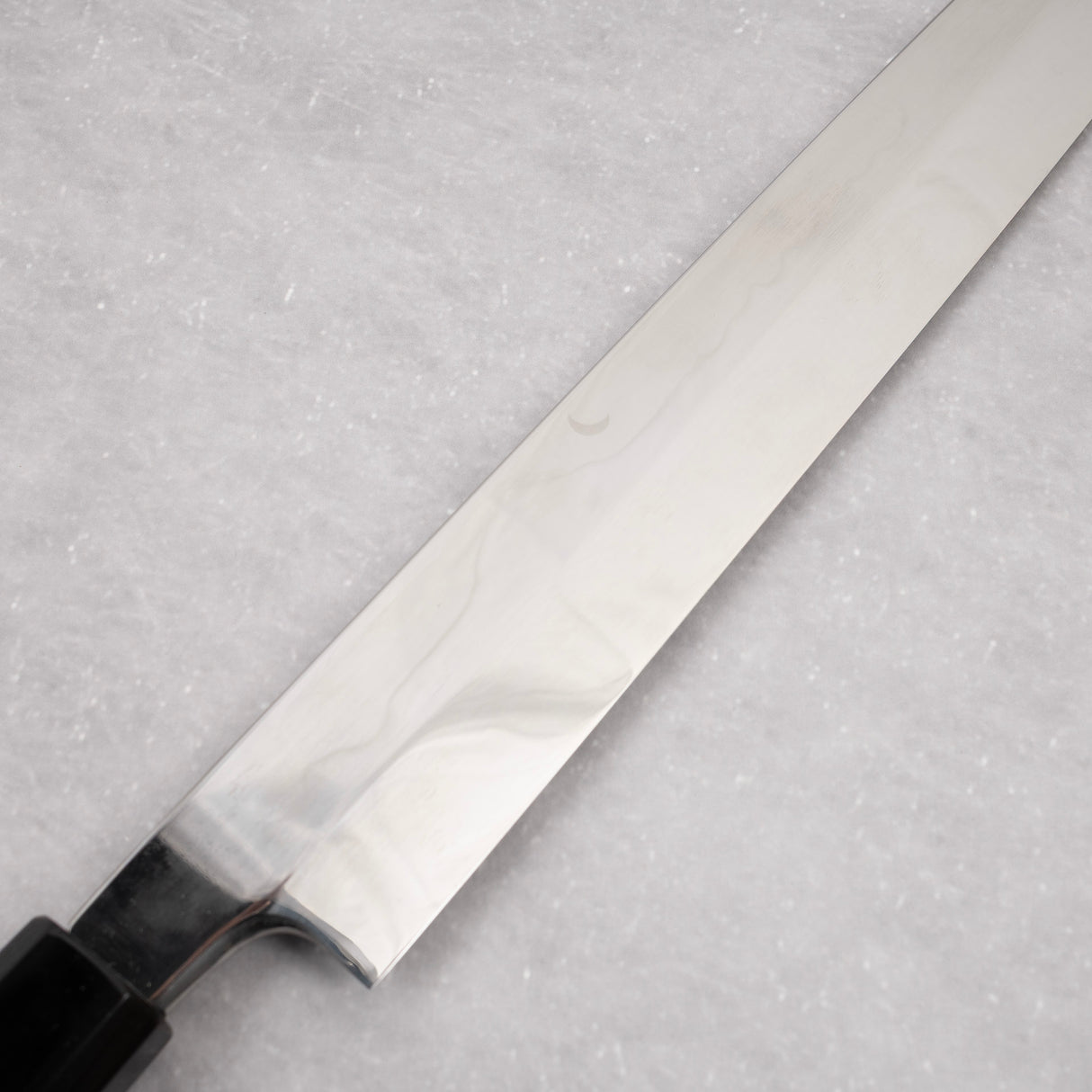 EOFY2025: Genkai Masakuni (玄海正國) New-moon Fuji Hamon White Steel Honyaki Yanagiba 300mm