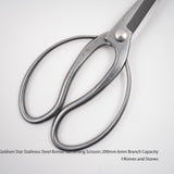 Golden Star "Kanetsugu" Stainless Bonsai Scissors by Kinboshi