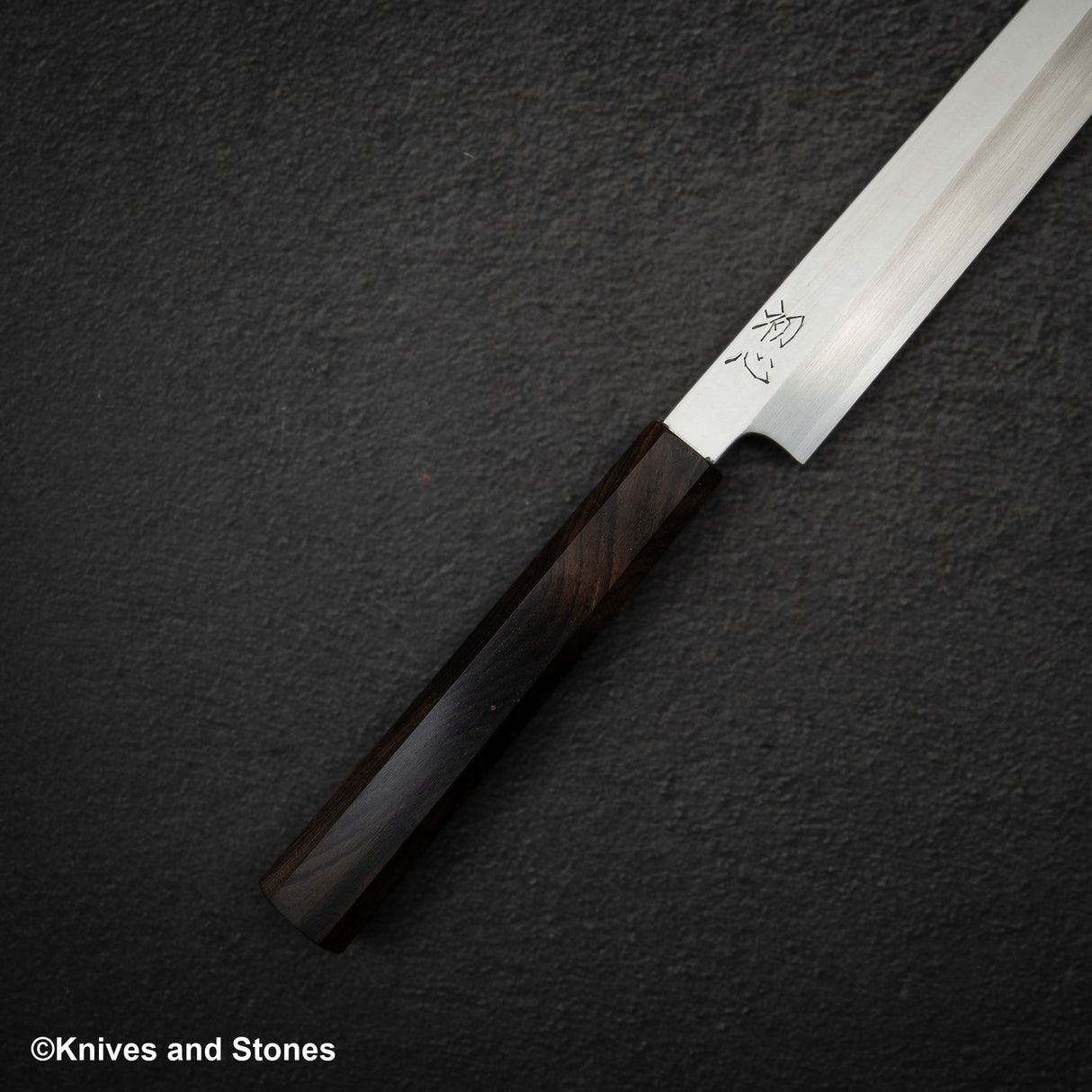 Hatsukokoro FAXR2 Powdered Steel K-tip Yanagiba 270mm Mirror Polish Ebony
