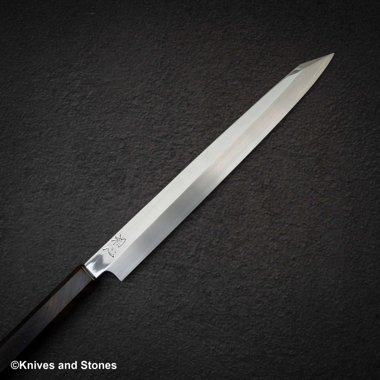 Hatsukokoro FAXR2 Powdered Steel K-tip Yanagiba 270mm Mirror Polish Ebony