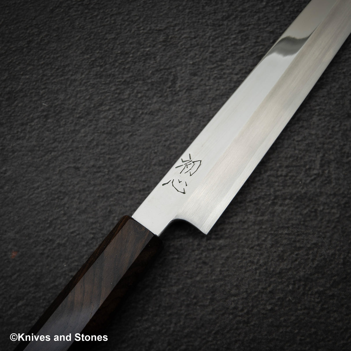 Hatsukokoro FAXR2 Powdered Steel K-tip Yanagiba 270mm Mirror Polish Ebony